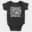 Straight Outta Dindigul Short Sleeve Baby Onesie in Black Color
